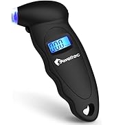 AWELTEC Digital Tire Pressure Gauge,Accurate Air Tire Gauge with Backlit LCD and Non-Slip Grip,Ma...