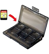 Mcbazel 12 in 1 Game Card Storage Protector Case Box for Nintendo Switch Black