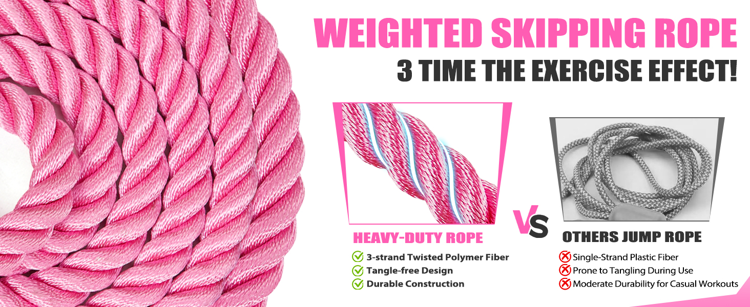 weighted jump rope for women