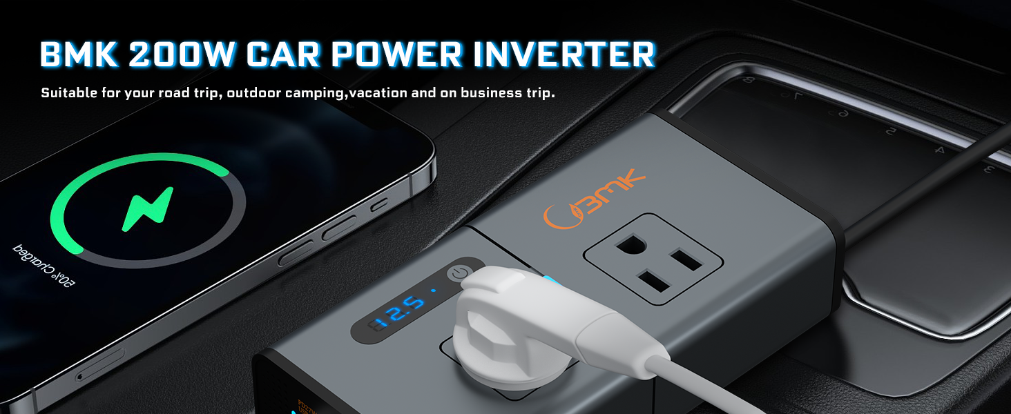 Car inverter can be used in car and charge for your all electronic devices.
