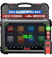 Autel MaxiSYS MS906MAX Scanner, 2026 MS906 MAX 10.1" 2.0 Ver.of MS906 PRO MP900BT MS906BT MS908S ...