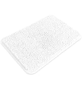 PureSwan Small Bathroom Rug 12"x18" – Washable and Absorbent Bath Mat, Non Slip, Thick Soft Cheni...