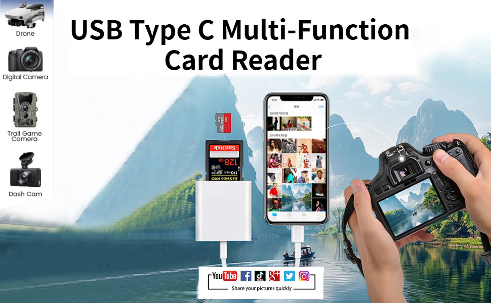 USB-C to SD Card Reader