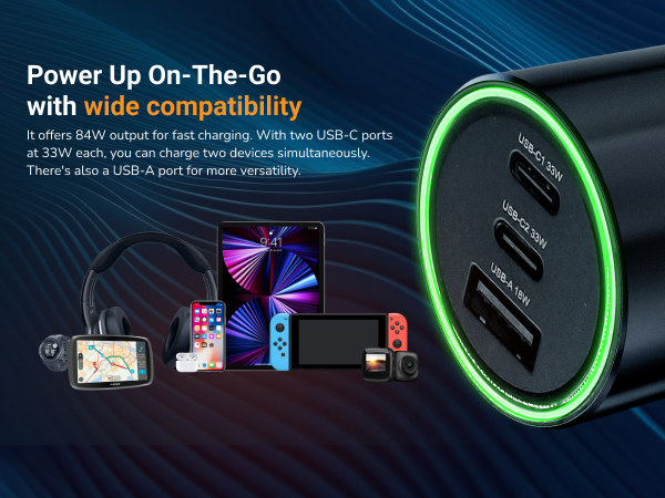 Power Up On-The-Go with wide compatibility