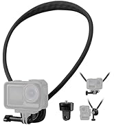 K&amp;F Concept Neck Mount with Air Cushion, Camera Holder with 1/4" Adapter, Hands-Free POV Vlogging...