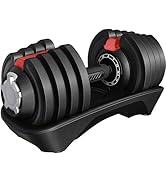 Yaheetech Adjustable Dumbbell Set 40lbs Pair of Adjustable Dumbbells Fast Adjust Dumbbell Weight ...