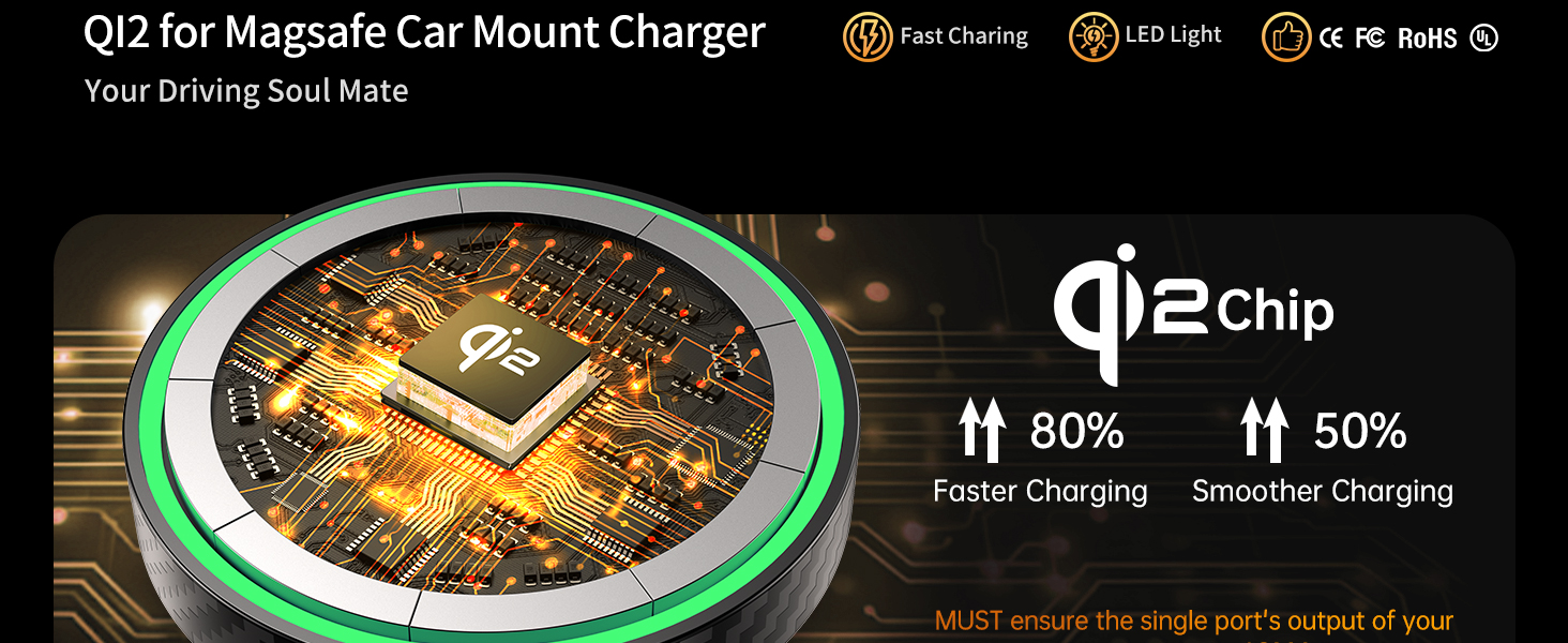 magsafe car mount charger vent