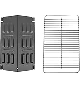 EasiBBQ 9201 Porcelain Enameled Flavorizer Bar and 80631 Stainless Steel Grill Grate, Flavorizer ...