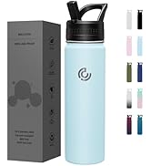 COKTIK 22oz Sports Water Bottle, Stainless Steel Water Bottle for Insulated, Reusable Travel Bott...