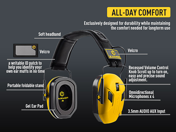 electric ear protection shooting
