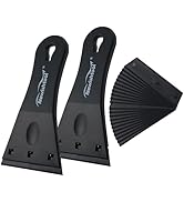 NEWISHTOOL 3 Inch Big Blade Plastic Razor Blade Scraper, 2 PCS Scraper Tool and 20 PCS Plastic Ra...