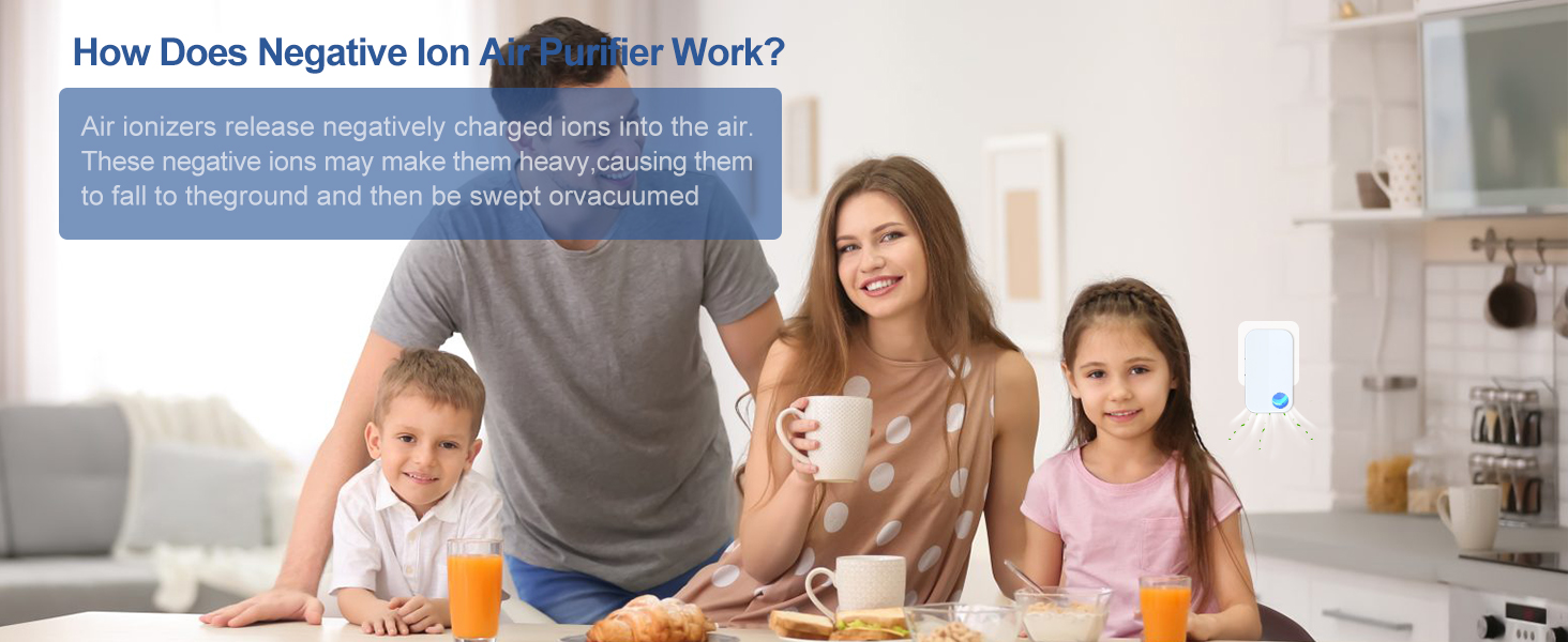 Negative ion air purifier