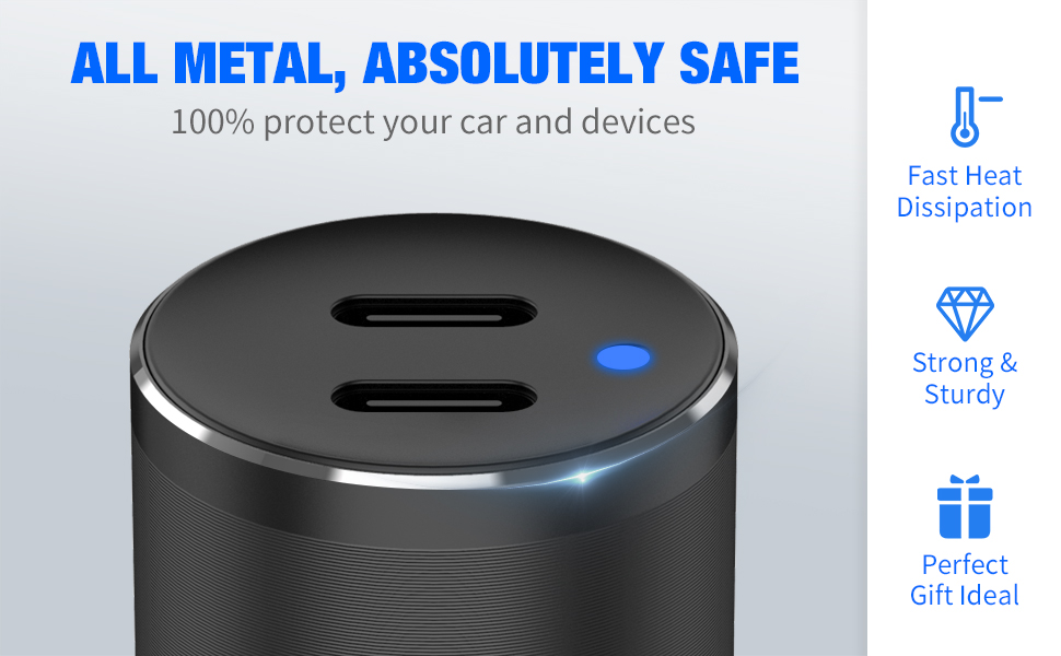 All metal, Safe material