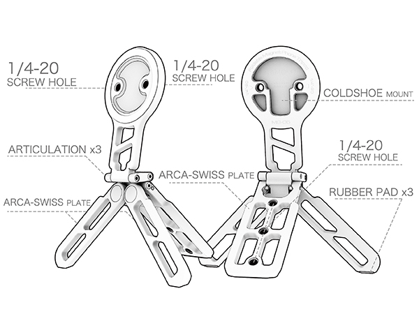 Magnetic Phone Tripod