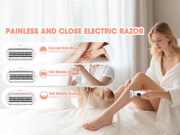 PAINLESS AND CLOSE ELECTRIC RAZOR