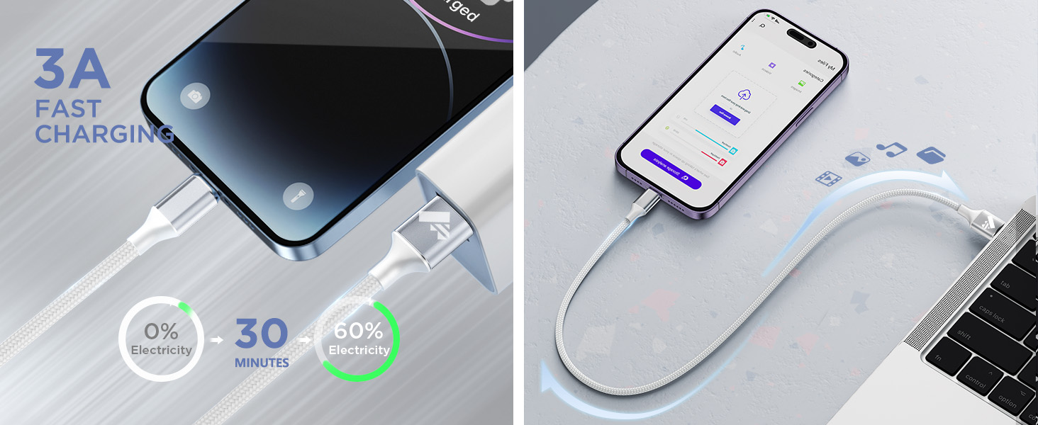 short iphone charger