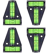 Firecore 4PCS RV T Level Bubble Levels Cross Check Bubble Two ways Multipurpose Spirit T-type Lev...