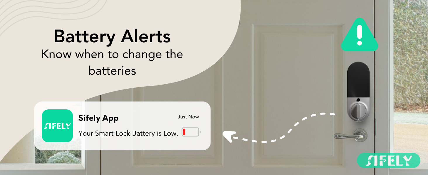 receive battery alerts