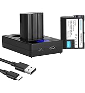 GKUGEYGO 2-Pack EN-EL15 Battery and Charger Set Compatible with Nikon Z6 z6ii Z7 z7ii Z8 D750 D85...