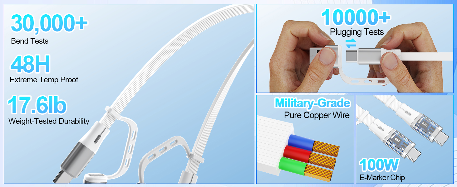 USB-C + Lightning Cable