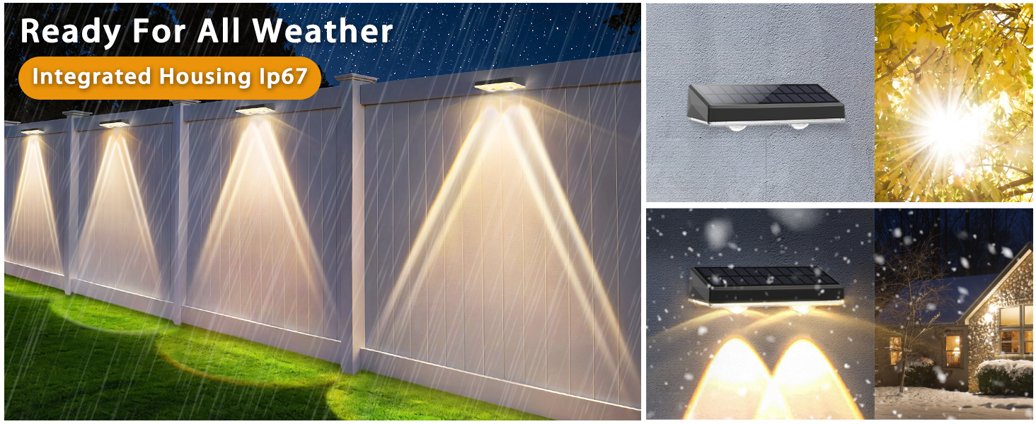 SunFlickt Solar Fence Lights