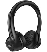 AOC Wireless Headset with Mic for Work, AI ENC Noise Cancelling | Bluetooth 6.0 &amp; 2.4G Wireless H...