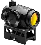 MOSANDON 1X20mm Compact Red Dot Sight with Shake Activated Illumination Function,2 MOA Red Dot Re...