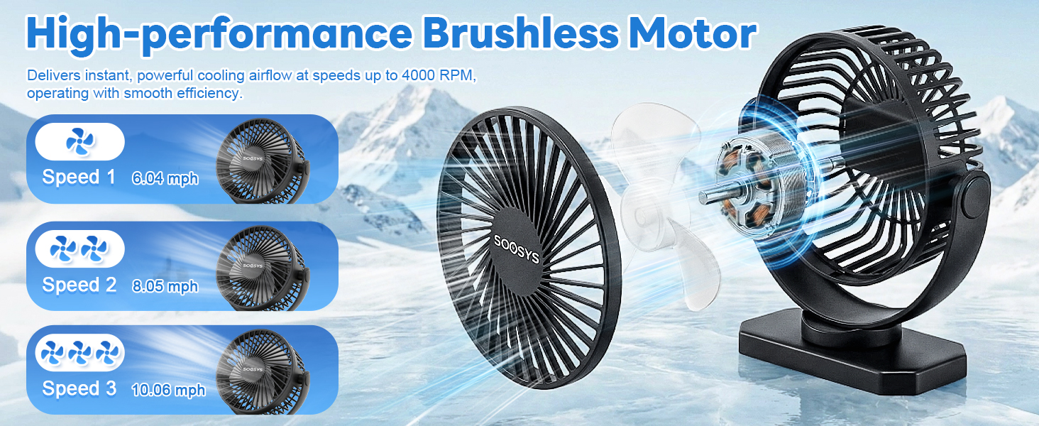 golf cart fan portable fan rechargeable magnetic fan battery operated fan golf cart accessories