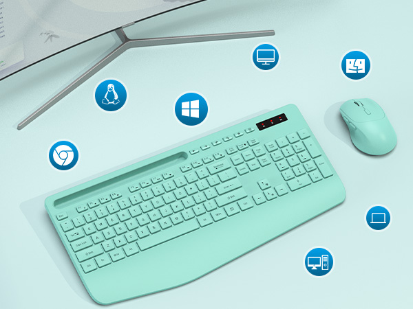 Wireless Keyboard for windows pc computer laptop