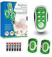 AccuRelief Wireless TENS Unit with Remote Control, TENS Pain Relief Device and Muscle Stimulator,...