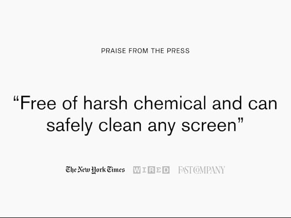 press new york times wired fast company am display cleaner refill ipad iphone screen protection