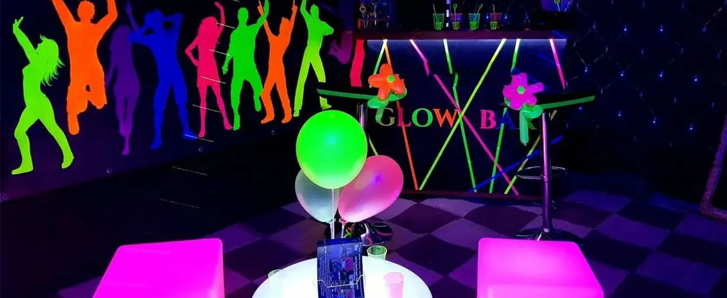 black light party