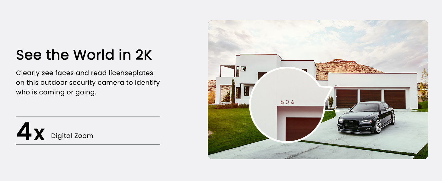 ANRAN 2K Cameras for Home Security Outside