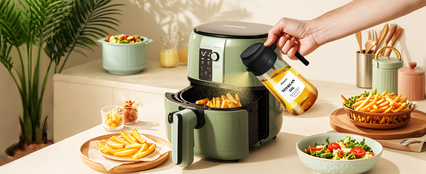 Oil Sprayer for Cooking,Food-grade Oil Mister for Air Fryer, Salad, Frying, BBQ