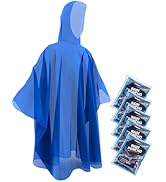 Hagon PRO Disposable Rain Ponchos for Adults (5 Pack)