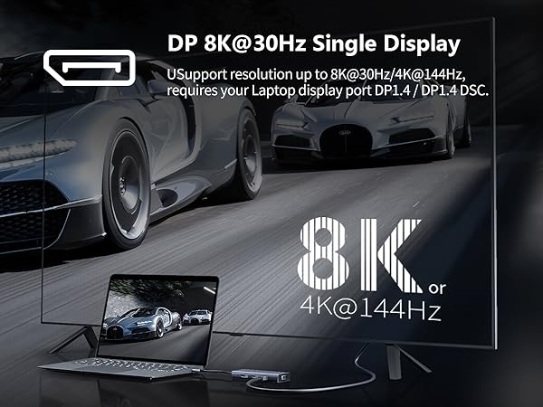 laptop docking station 3 monitors triple 4K Display dual hdmi adapter