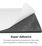 Neoprene Sponge Foam Rubber Roll Adhesive,Easy Cut DIY Foam Sheet, Perfect Cosplay Padding- Multi...