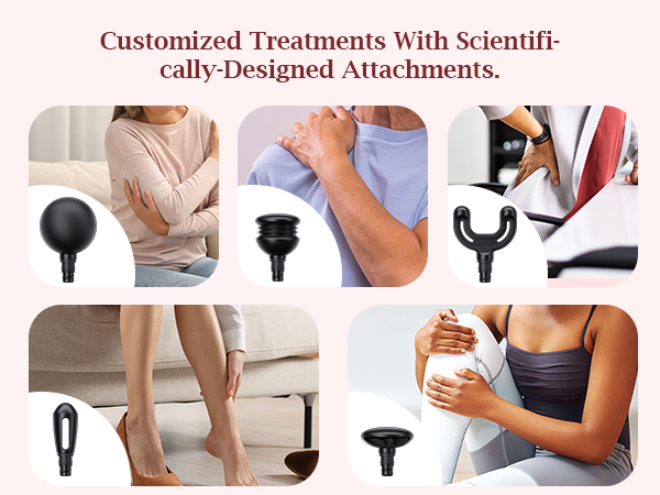 5 attachments for customized treatment