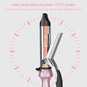 hot tools curling iron,professional curling iron,rotating curling iron,hot tools curling iron