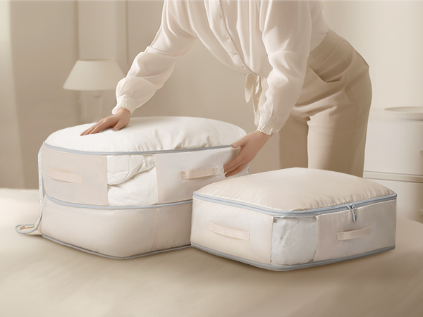 self compression organizer for blankets