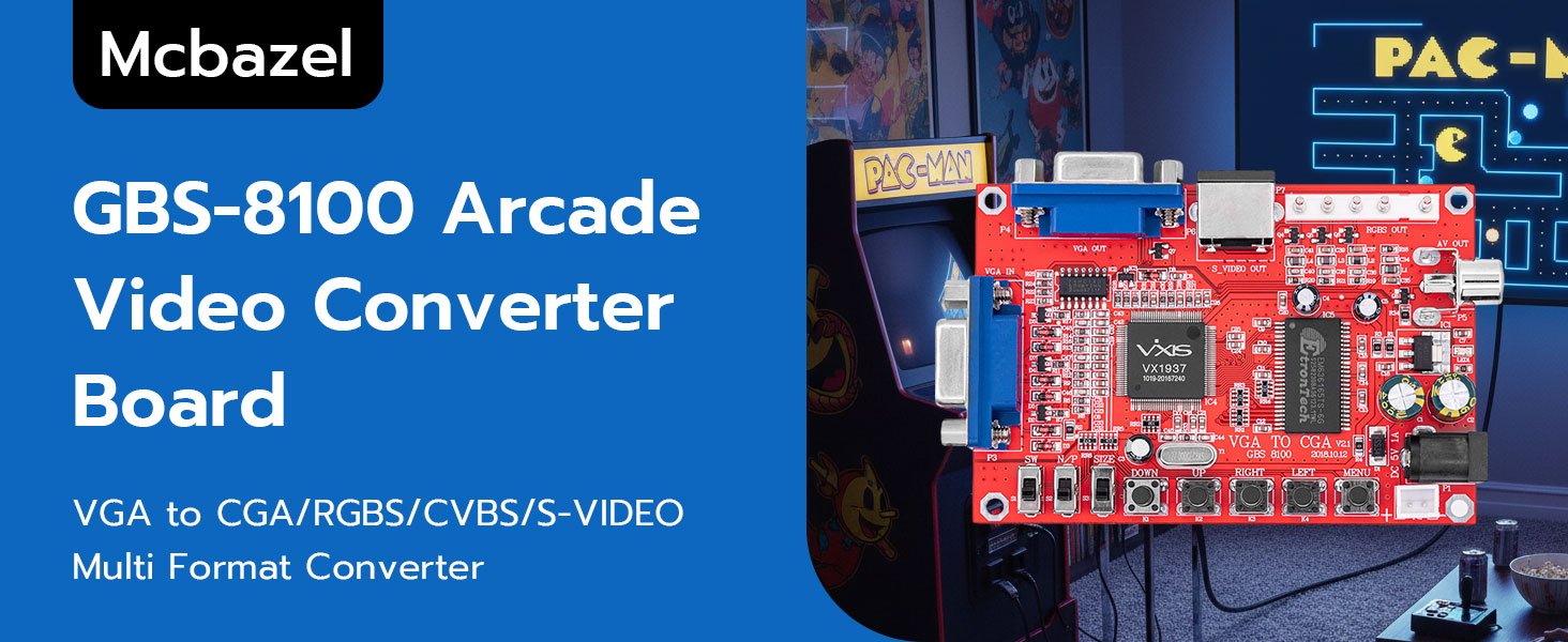Mcbazel GBS-8100 Arcade Video Converter Board