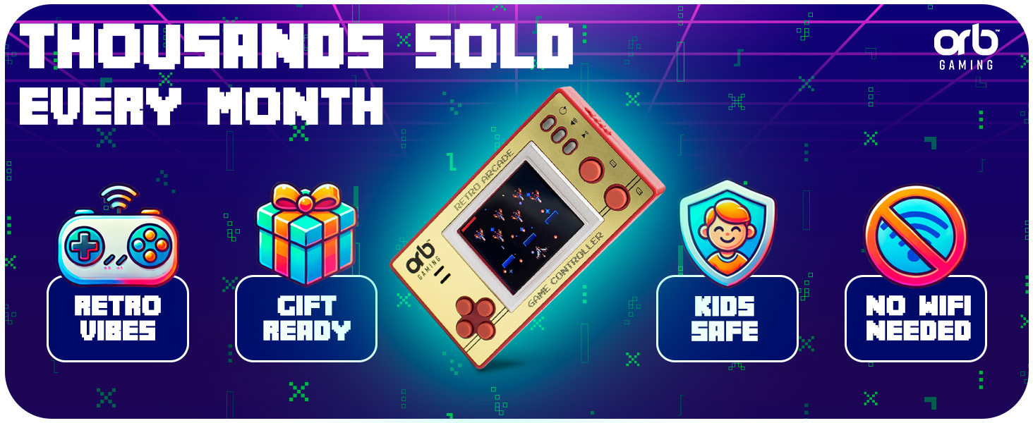 Mini Handheld Retro Arcade Console