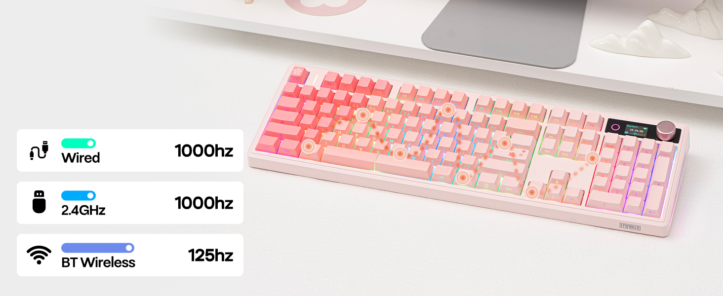 TH108 V2 PRO Wireless Gaming Keyboard