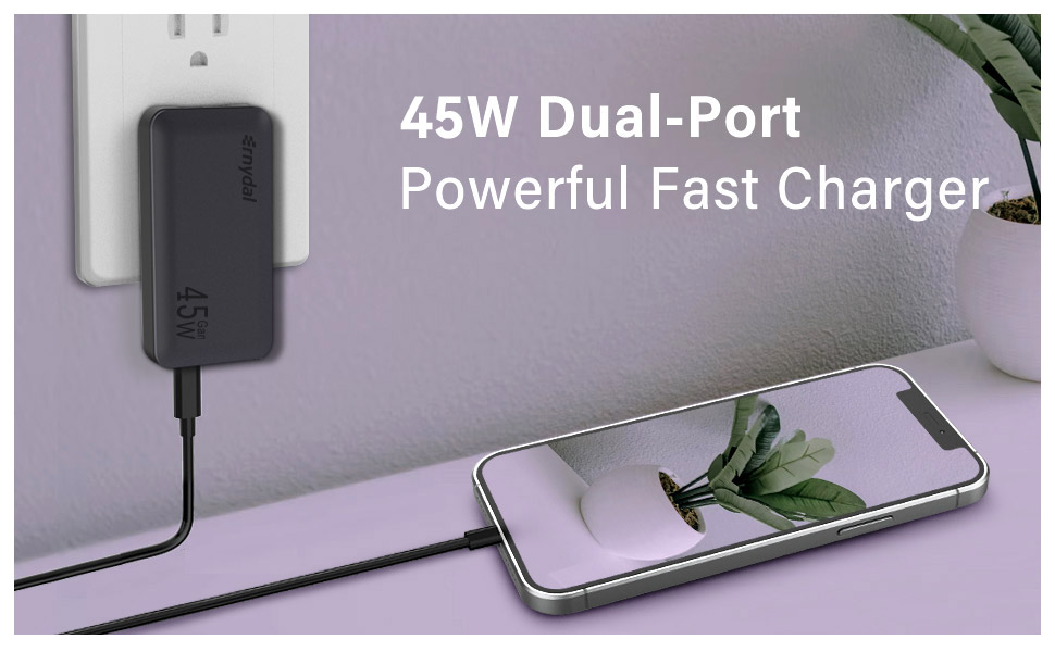 45w usb c charger block