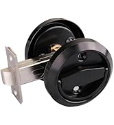 NONGKANG 304 Stainless Steel Round Recessed Door Knob, Hidden Cup Door Knob Lock, Door Locker, Po...