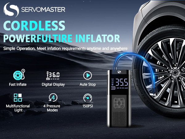 tire inflator portable air compressor