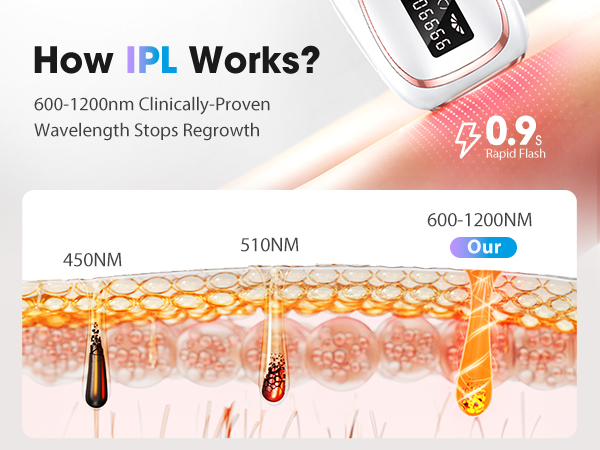 ipl hair removal laser device