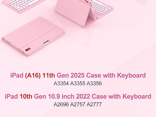 ipad a16 case with keyboard iPad 10th generation case with keyboard ipad 11th generation case keyboa