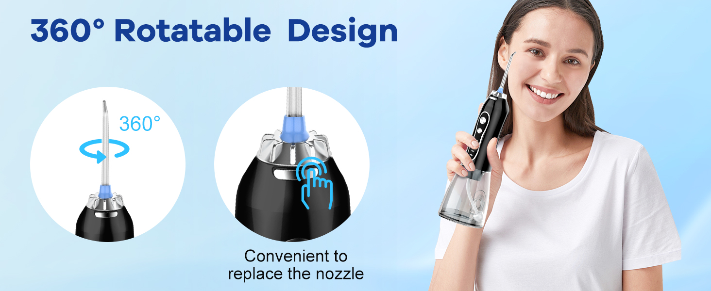 360 rotatable nozzle design