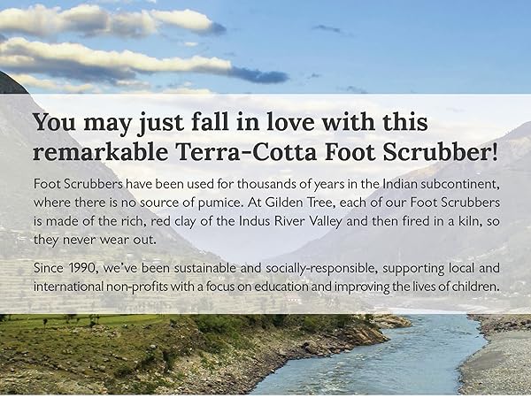 You may just fall in love with Gilden Tree&amp;amp;#39;s remarkable Terra-Cotta Foot Scrubber